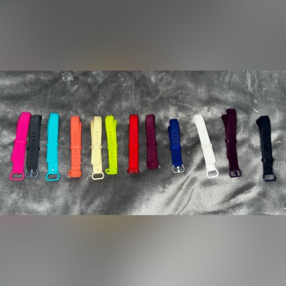 12 Pack of Kids Fitbit (Ace Activity Tracker) Colored Watch Bands!